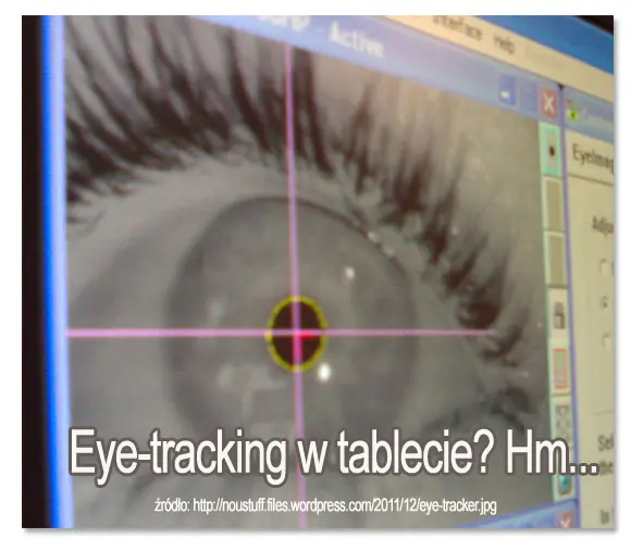 eye-tracking na tabletach
