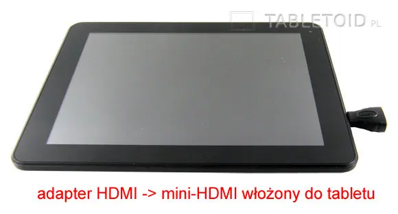 HDMI w tablecie Kiano